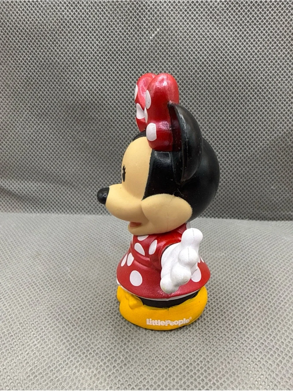 MINNIE MOUSE Disney LITTLE PEOPLE 2022 Mattel Red and White Polka Dot Dress Bow